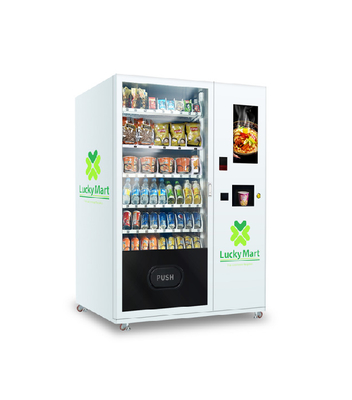 Automaat in van de Kopnoedels van Maleisië van het de Snackvoedsel van het de Automatenwarme water de Noedel Slimme Verkoop