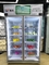 slimme koelkastautomaat met de verkoopgroente van de creditcardlezer, fruit, bevroren vlees