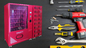 24 uur zelfbediening Combo Sprial Locker Tool PBM-automaat in fabrieksziekenhuis