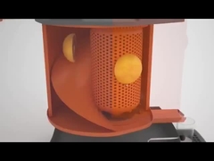 Vers gemaakte sinaasappelsap automaten met kaartlezer en touchscreen voor het winkelcentrum