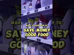 gezonde voedingsmiddelen verkoopmachine met microgolven voor verwarming