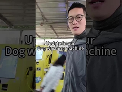 zelfbediende wasmachine voor honden