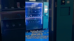 Vending machine met lift Midden pick-up met transportband en spiraal Ondersteuning multiple aankoop