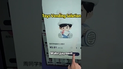 Speelgoed verkoopoplossing, high-end verkoopmachine met lift om IP speelgoed te leveren #vendingmachine