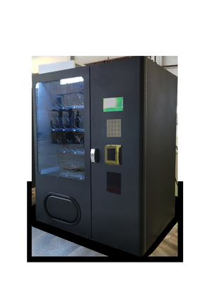 Mini snack- en drankautomaat met slim systeem en touchscreen op kantoor