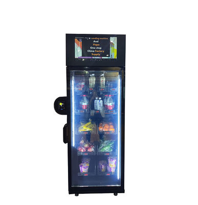 KWALITEIT  240V Smart Fridge for snack cold drink Vending Machine with nayax card reader fabriek