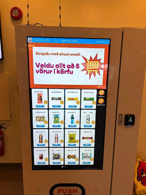 Snacks, dranken en voedsel  Verkoopautomaat Koelsysteem 3-20℃ Instelbaar groot scherm drankautomaat