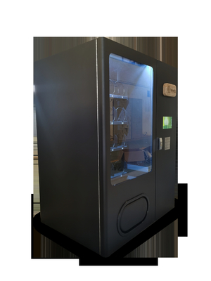 Mini snack- en drankautomaat met slim systeem en touchscreen op kantoor