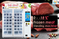 22 duim Bevroren Automaat voor de Grootte Aangepaste van de het Roomijskast van de Vleeskaas