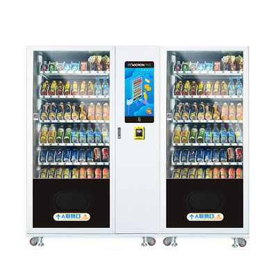 Grote Capaciteits Spiraalvormige Snack en DrankAutomaat met Koelsysteem en Touch screen