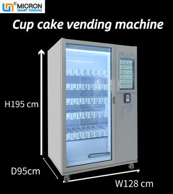 De Automaat van het de Snackvoedsel van Cupcake van de verjaardagscake met 22 Duimtouch screen