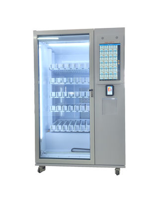 Drankautomaat met glazen fles met lift, middelste pick-up met touchscreen, slim systeem