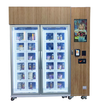 Aangepaste koel de kastautomaat van het 22 duimtouche screen voor ei met slim systeem