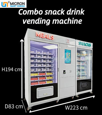 De Slimme Automaat van snackcombo met Telemetrietouch screen