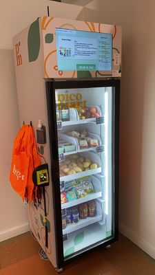 Micron Smart Vending Fresh Food Snack Drink Slimme koelkastautomaat met kaartlezer
