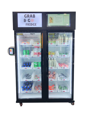 Voor de Europese markt slimme koelkast automaten voor het verkopen van snacks met kaartlezer