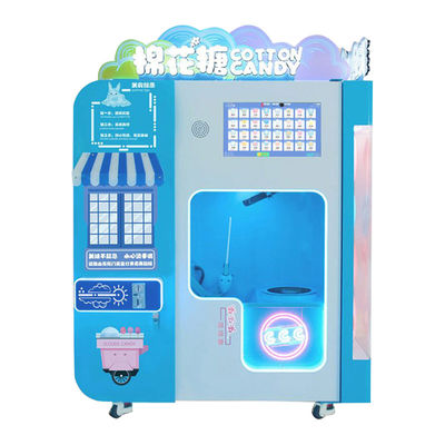 Micron Street Food Business Cotton Candy Vending Machine met 32 Fruit smaak en bloem vorm