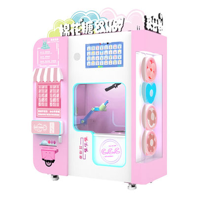 Micron Automatic 32 Fruit Flavor Cotton Candy Vending Machine voor straatvoedsel in pretpark