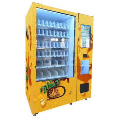 Intelligent Backend System kaartlezer snack food vending machine met verstelbaar koelsysteem