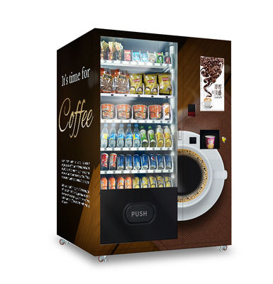 Voor het fabrieksstation Airport Instant Coffee Milk Tea Instant Soup Noodles Warmwater Vending Machine