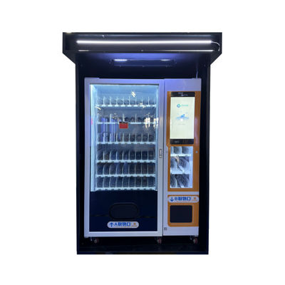 Gemakkelijke Snacks Drinks combo regenjassen Opvouwbare paraplu-automaten voor buiten