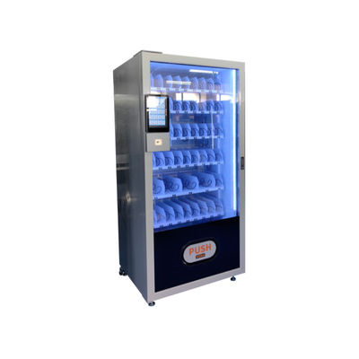 Kleur aanpassen Snack Food Vending Machine Met Touch Screen 10 Inch En MDB / RS232 Protocol