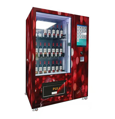 commerciële cocktail-automaten met leeftijdsverificatie voor alcoholische glasflessen bierwijn