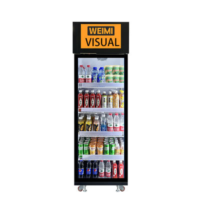 Intelligente algoritme AI-aangedreven automaat voor snacks Dranken Vers voedsel Fruit Pak en ga koelkast