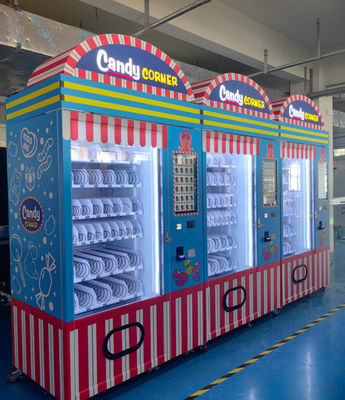 Gunstig 300 kg snack food vending machine met Smart Backend System en 21,5 inch touchscreen