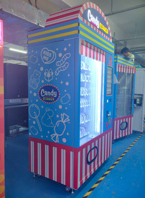 Ouderdomsverificatiesysteem Snack Food-automaten voor luchthavens en treinstations W1260mm*D830mm*H1940mm