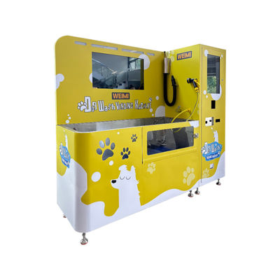 Behoorlijke zelfbediening hond wasmachine voor huisdieren winkels Kenmerken 21,5 inch touchscreen en 32 inch LCD-scherm