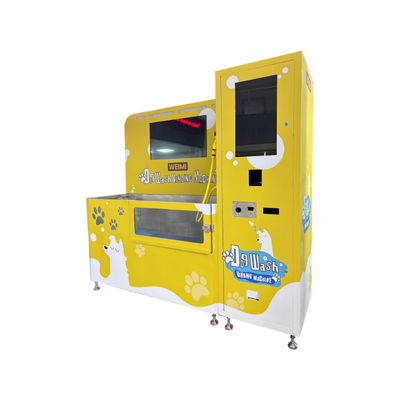 21.5 inch touchscreen 32 inch LCD-scherm W2000*D663*H1800 mm hondenspoelmachine voor bedrijven