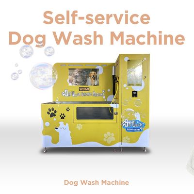Hygiënische hondenschoonmaak op je vingers Aanpassen van de verkoopmachine W2000*D663*H1800 mm Met shampoo-opties