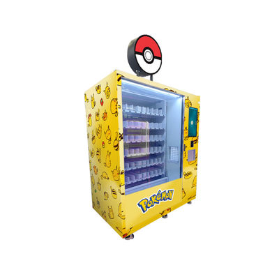 Custom Logo Lightbox Pokémon PTCG Kaarten Vending Machine met Lift Touchscreen voor reclame
