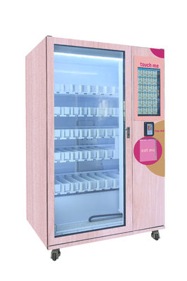 6 verdiepingen * 10 glijbanen Snack Food vending machine met optioneel verwarmingssysteem 50 C en koelsysteem 3°C-20°C