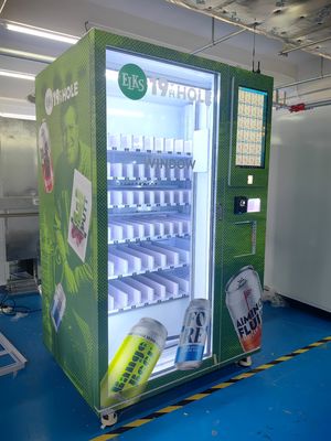 Leeftijdscontrole scanner Bierzoutmachine met aangepaste sticker en verwarmingssysteem 50 C Koelsysteem 3°C-20°C
