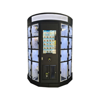 Dagelijkse bloemenverkoopmachine met aangepast lichtdoos logo 15°C Voor verse bloemen Boeketten