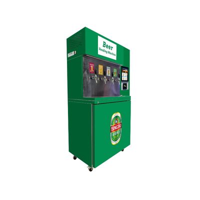 R290 Koelmiddel Zelfbediening Verkoopautomaten 10 Inch Touchscreen Gemakkelijke Bierselectie en Contactloze Betaling