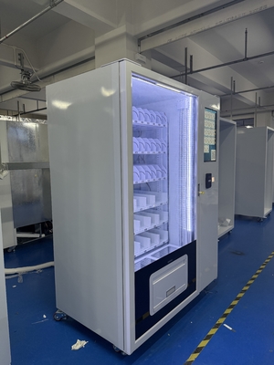 Aanpasbare metalen frame diepvriesautomaat met optionele stickers en capaciteit van 350-600 producten