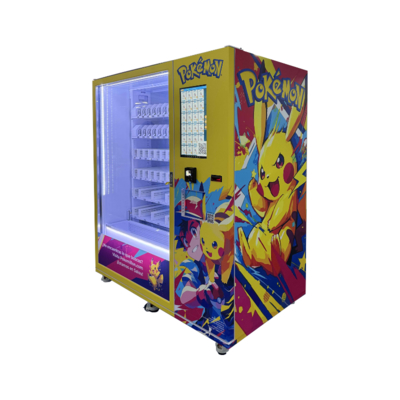 Koelsysteem 3-20°C/ Geen W1620mm*D950mm*H1950mm Pokemon Verkoopautomaat Voor Uw Klantvereisten