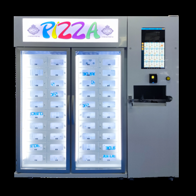 40-locker pizza automaten met microgolfplank -22°C tot 20°C