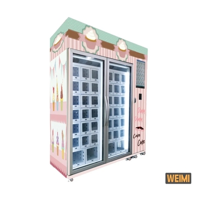 22-Inch Touchscreen Locker Vending Machine 20 Lockers for 24/7 Bakery