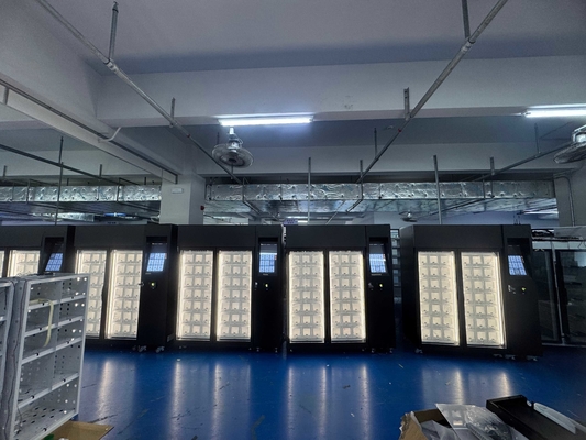 22-inch touchscreen locker automaat met 42 lockers en Android 11.1 OS