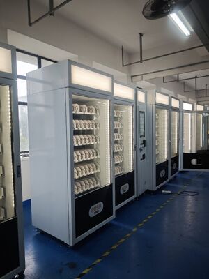 Snack Food Vending Machine Equipped with Large Touch Screen and Top Mounted Light Box for Enhanced Visibility and Vending Performance