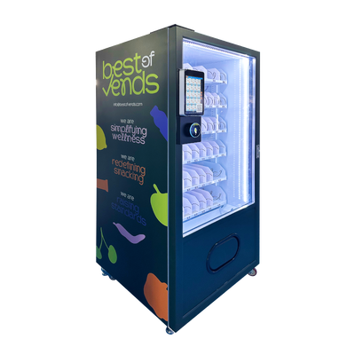 Snackautomaat Ruimtebesparende slanke eenheid Perfect voor kleine locaties met veel verkeer in bedrijfs- en openbare ruimtes