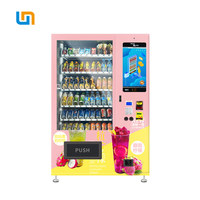 Het intelligente Scherm van de Dranken Oranje Juice Vending Machine With Touch van de Creditcardmelk, Populaire Touch screenverkoop, Micron
