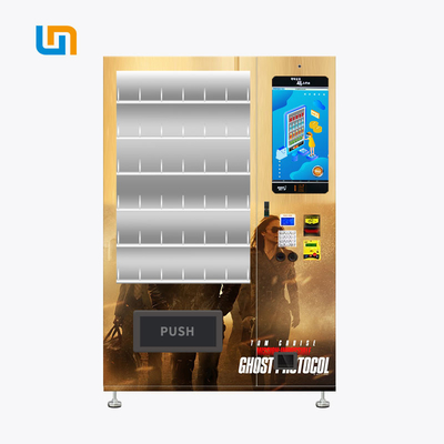 CD van de filmschijf DVD Automaat met Dubbele Aangemaakte Glasdeur, bibliotheekautomaat, Micron