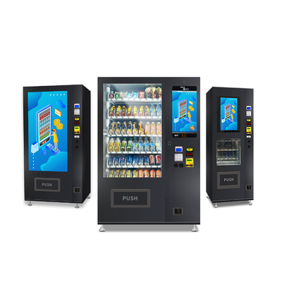 De Automaat van Cashless van het snackvoedsel met Touchscreen, Spiraal, Transportband, Pushrod Leveringssysteem, Micron