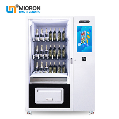 De Automaten van de rode Wijndouane met van het de flessenmicron van het Liftglas de Slimme Automaat voor Verkoop