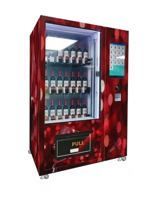 Rode WijnAutomaten met Lift en Slim Systeem, Nieuwe Automaat de FabrieksCreditcard van 24 urenstoremicron